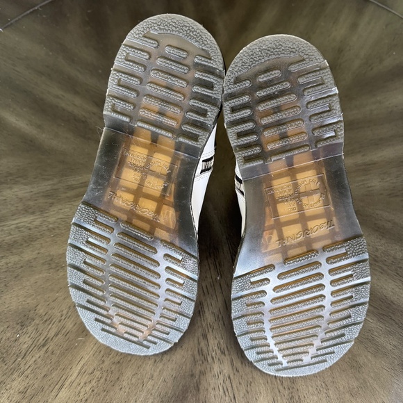 Dr. Martens 2976 Twin Zip White Leather Chelsea Boots Women's Size 6 - Picture 6 of 12